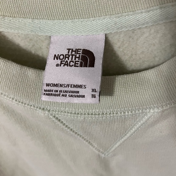 The North Face HERITAGE PATCH CREW SWEATSHIRT - WOMEN'S Size XL Lime Cream - Picture 6 of 8
